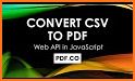 CSV Viewer | CSV File Reader: CSV to pdf converter related image