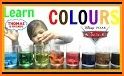 Food Coloring Game - Learn Colors for kids related image