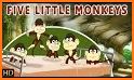 Nursery rhymes: 5 Monkeys HD related image