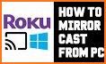 Screen mirroring Roku tv related image