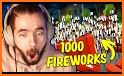 Fireworks simulator of fireworks. related image