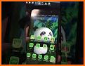 Cute Panda Bamboo Keyboard Theme related image