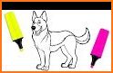 Puppy Super Dog Coloring Book - Animated related image