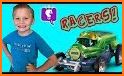 Pig Racing car - Fun Kids happy pig racing related image