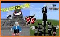 Cartoon Cat vs Siren Head for Minecraft PE related image