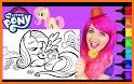 My Little Pony Coloring unicorn related image