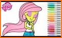 Fluttershy Coloring Game related image