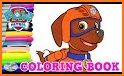 Paw Puppy Patrol Coloring Book related image