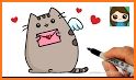 how to draw cute pusheen cat toy related image