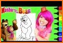 Masha and the Bear Colorings related image