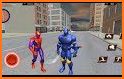 Panther superhero city battle related image