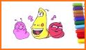 Coloring Cartoon World Larva related image