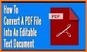 PDF translator – PDF to text converter and editor related image