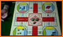 Parcheesi board: Ludo Classic game, parchis game. related image