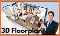 Floor plan - Home improvements in AR - Wodomo 3D related image