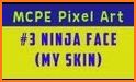 Pixel Art Skins for MCPE (Minecraft PE) related image