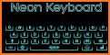 Blue Glow Keyboard Theme related image