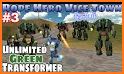 Green Robot Machin Car Transformer Robot Car Games related image