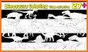 Dinosaur Puzzle & Coloring Game related image