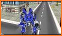 Flying Police Car Transform Robot Games related image