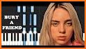 Billie Eilish bad guy Piano Black Tiles related image