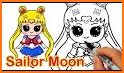 How to draw Sailor Moon related image