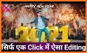 Happy new year photo frame 2021 related image