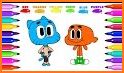 Gumballl & Darwin's Coloring Book related image