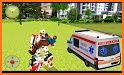 Ambulance Robot City Rescue Game related image