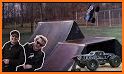 Crazy Monster Truck; Amusing Skatepark related image