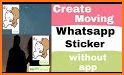 Animated Stickers For Whatsapp - milk and mocha related image