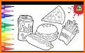 Coloring Page - Food and Ice cream related image