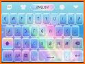 Pink Cute Unicorn Keyboard theme related image