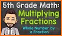 Multiply and divide fractions - 5th grade math related image