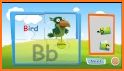 Alphabet jigsaw puzzle & flashcards kids game related image