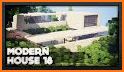 Your Own Modern House. Map for MCPE related image