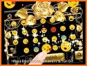 Gold Rose Lux Keyboard Theme related image