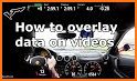 Speedometer GPS dashboard Car Map & Dashcam related image