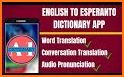 Dictionary Esperanto English related image