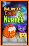 Halloween Coloring Book - Color by Number Game related image