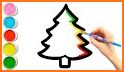 Christmas kids coloring - Coloring games related image