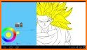 Super Saiyan Coloring Book related image