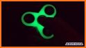 Neon Fidget Hand Spinner related image