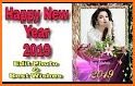 New Year Photo Frame New Year's greetings 2019 related image