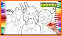 coloring ninja power turtle leggo related image