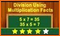 Multiplication and division tables related image