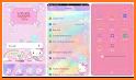 Colorful Love Pastel Keyboard Theme related image