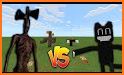 Cartoon Cat VS Siren Head Mod for Minecraft PE related image