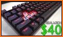 Cool Black Red Metal Keyboard related image