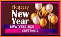 Happy new year 2021 Greeting Wishes related image